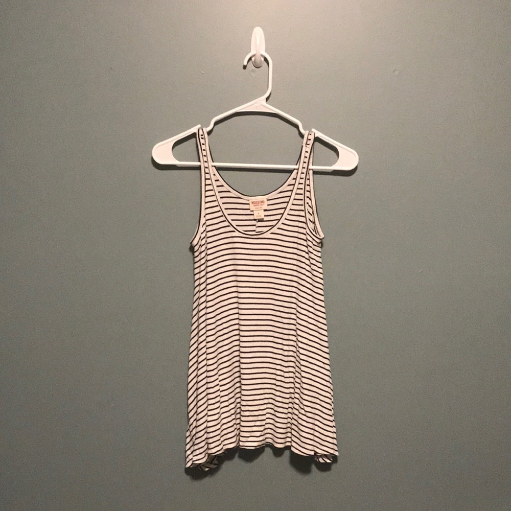 Black and white tank